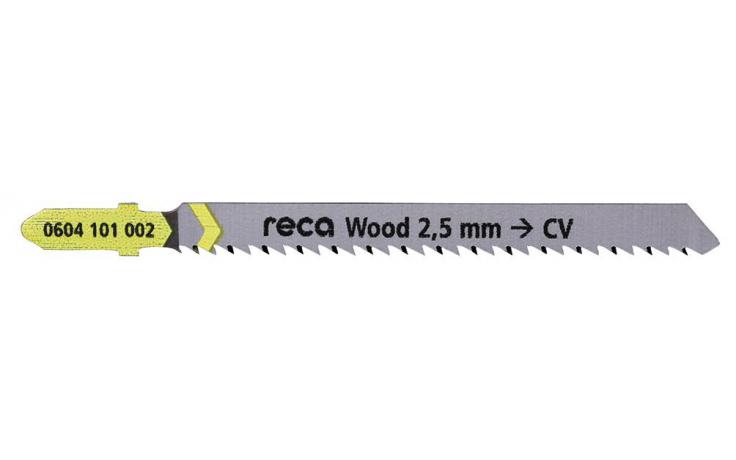 RECA Wood fűrészlap 2,5mm (fordított irányú fogazás) puhafa- és műanyag
