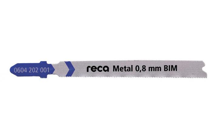 RECA Metal fűrészlap 0,8mm acéllemezek, perforált lemezek