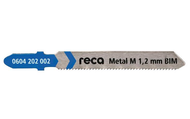 RECA Metal fűrészlap 1,2mm acéllemezek, profilok, inox