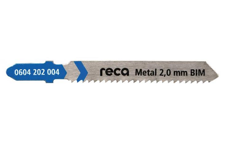 RECA Metal fűrészlap 2mm - acéllemezek, inox anyagok