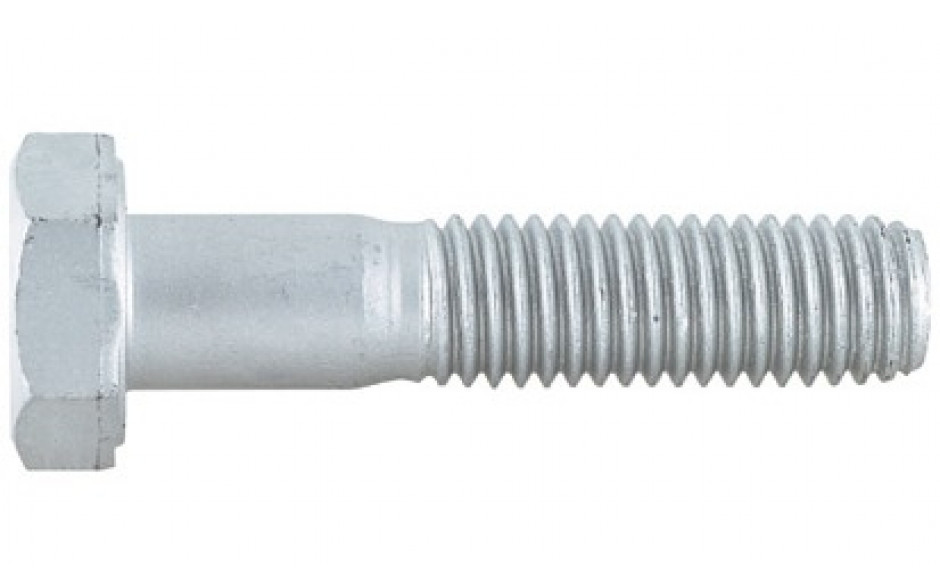 Sechskantschraube ISO 4014 - 12.9 - Zinklamelle silber - M24 X 100