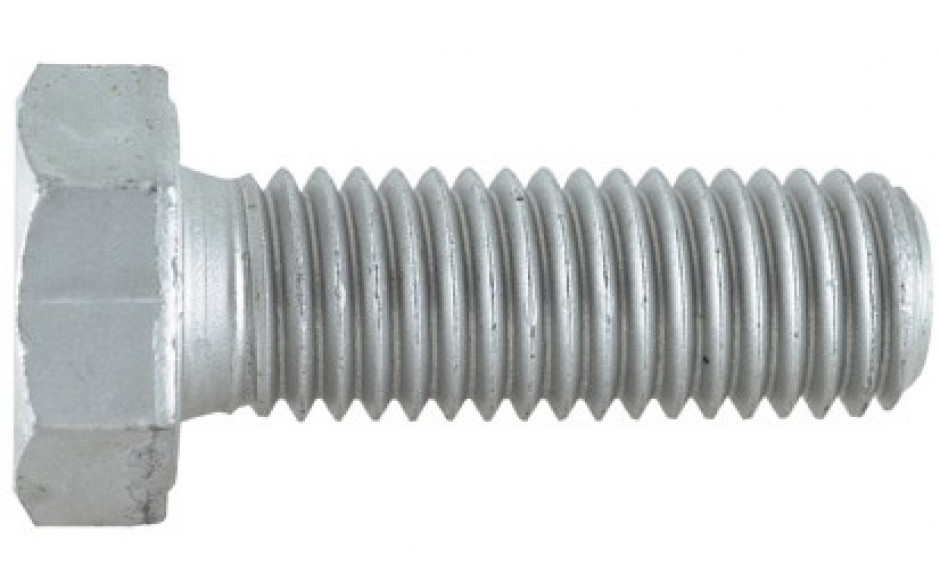 Sechskantschraube ISO 4017 - 8.8 - Zinklamelle silber - M8 X 35