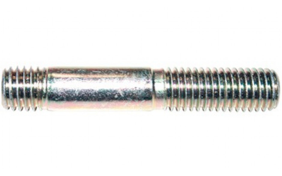 Stiftschraube DIN 938 - 5.8 - verzinkt blau - M10 X 40