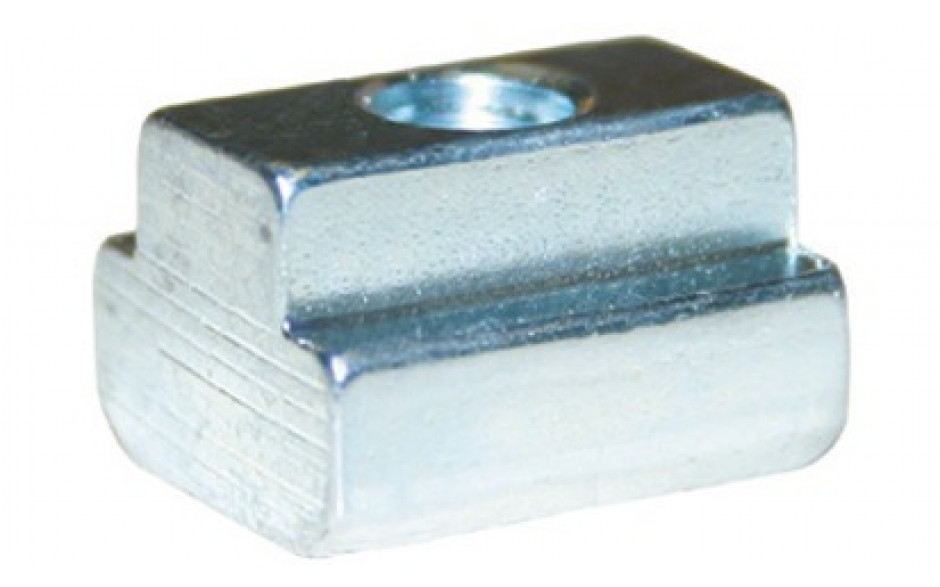 Mutter für T-Nuten DIN 508 - 8 - verzinkt blau - M4 X 5 - Länge 18mm
