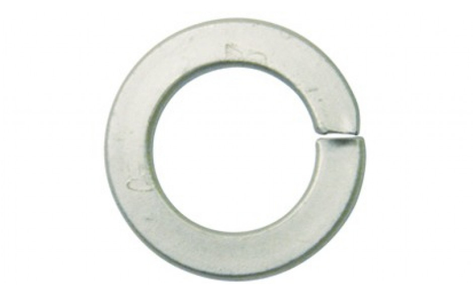 Federring DIN 127B - Federstahl - Zinklamelle silber - M14=14,2mm