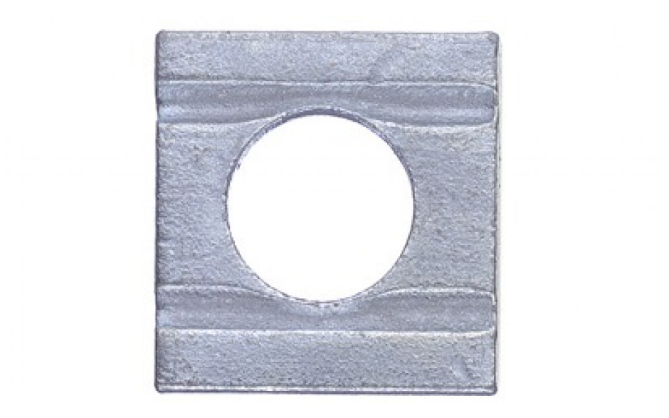Vierkantscheibe DIN 434 - 100HV - Stahl - verzinkt blau - M30=33mm