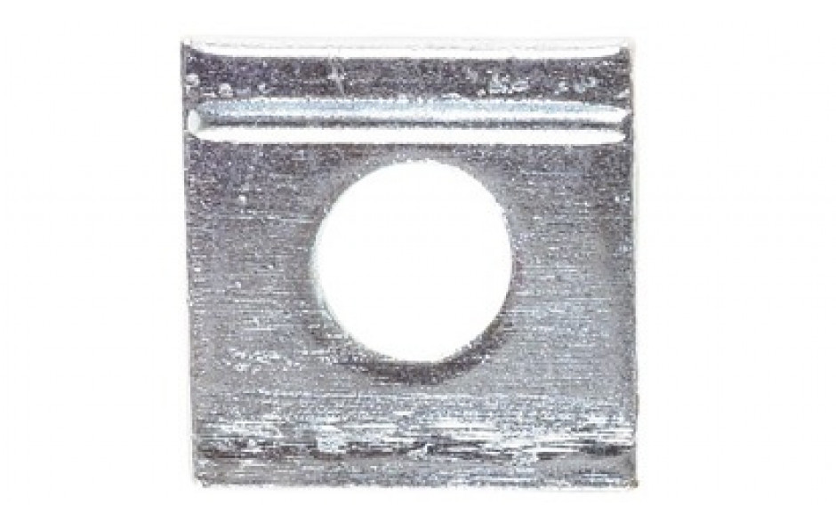 Vierkantscheibe DIN 435 - 100HV - Stahl - verzinkt blau - M10=11mm