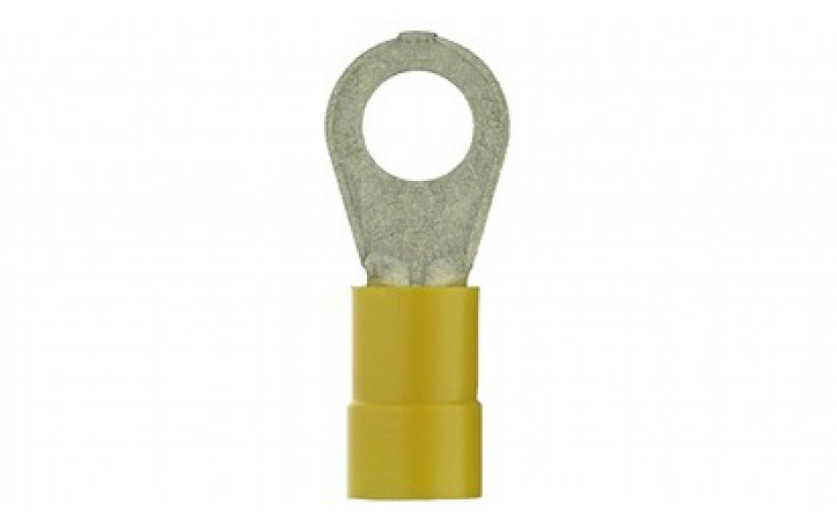 Ringzunge M10 gelb für Kabelquerschnitt 4-6 mm² isoliert