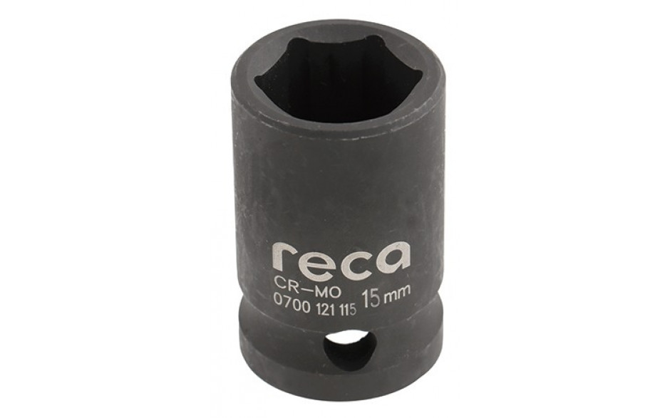 RECA Kraft-Steckschlüsseleinsatz 1/2" DIN 3129 Sechskant 15 mm