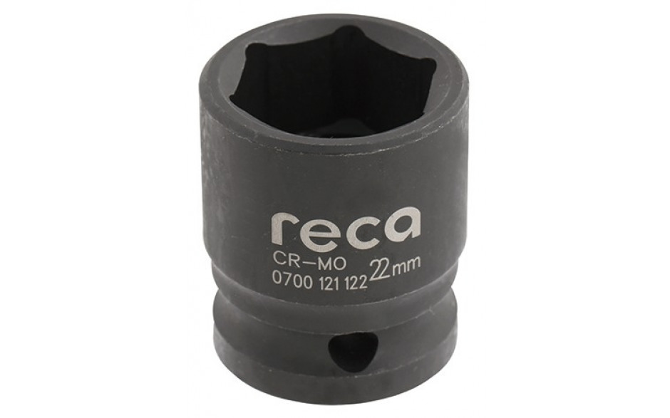 RECA Kraft-Steckschlüsseleinsatz 1/2" DIN 3129 Sechskant 22 mm