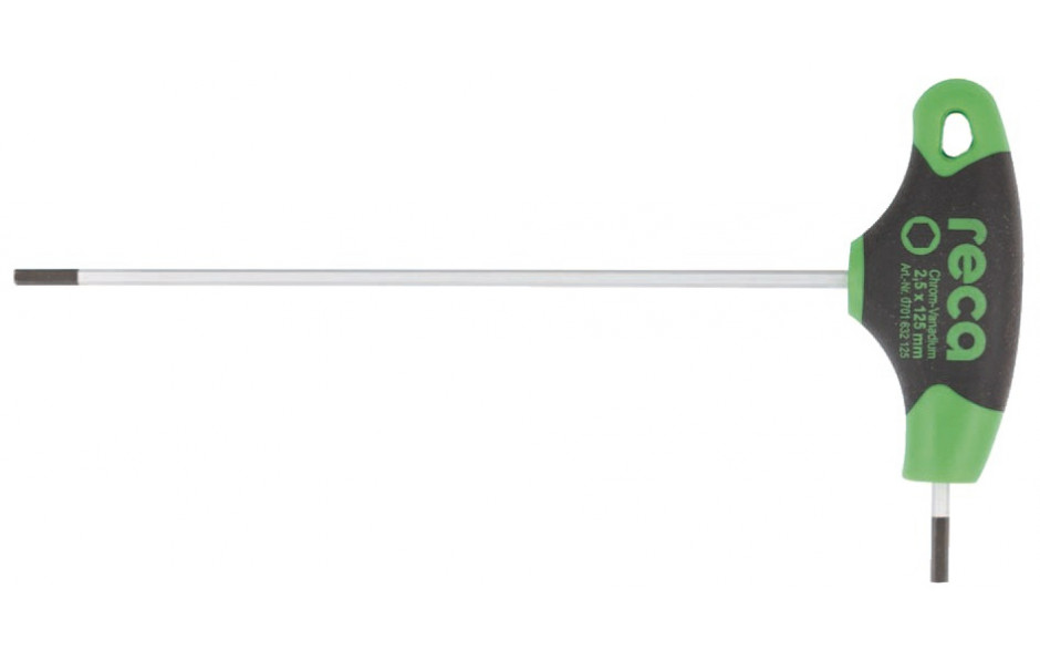 RECA T-Griff Stiftschlüssel ISK 2 x 125 mm