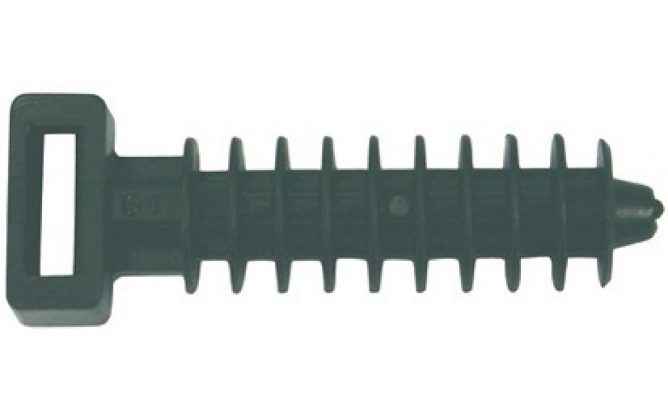 Kabelbanddübel - Polyamid - schwarz - 10 X 43