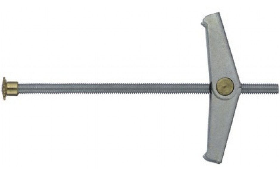 Federklappdübel - mit Hülsenmutter - Stahl - verzinkt blau - M 3 X 85
