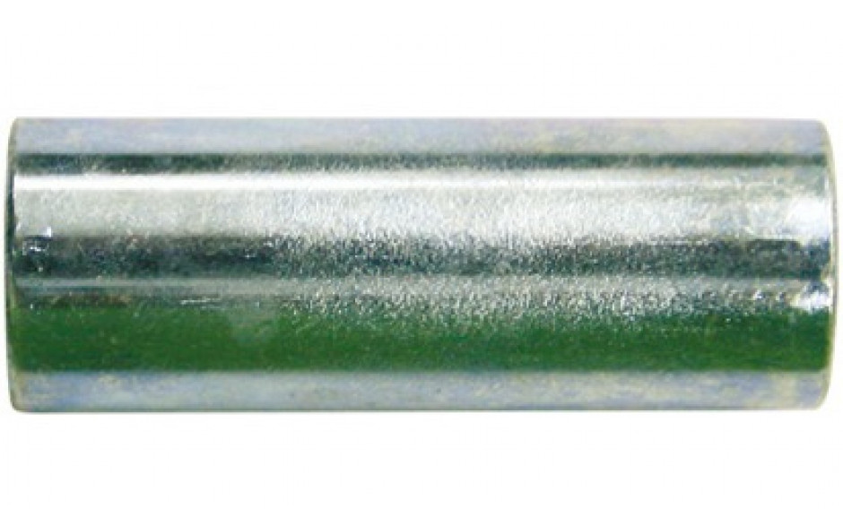 Distanzmuffe - rund - Stahl - verzinkt blau - M10 X 40