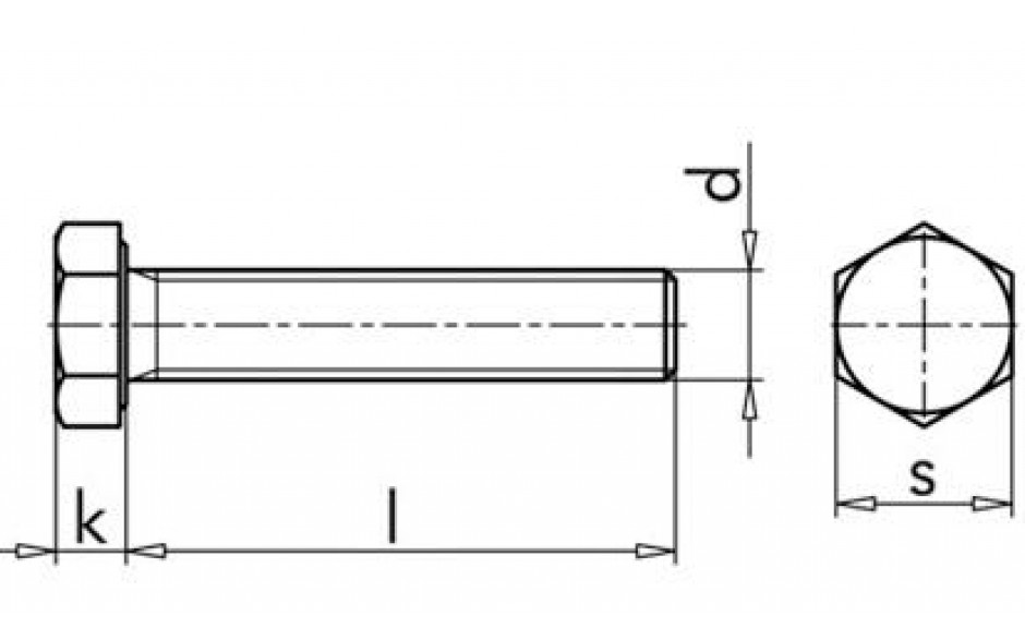 Sechskantschraube ISO 4017 - A4-70 - M16 X 50 - ADW7/2