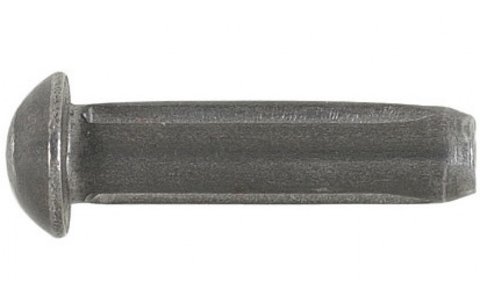 Halbrundkerbnagel ISO 8746 - Stahl - blank - 6 X 15