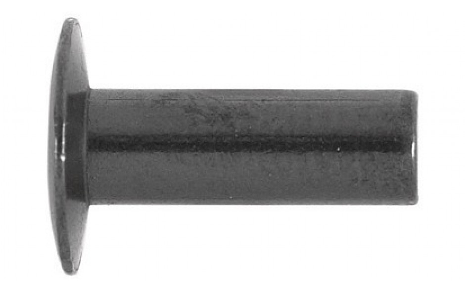 Linsenniete DIN 662 - Stahl - blank - 4 X 12,5