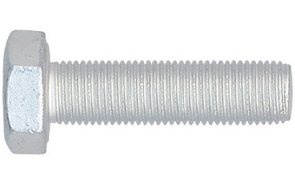 Sechskantschraube DIN 961 - 10.9 - Zinklamelle silber - M20 X 1,5 X 55