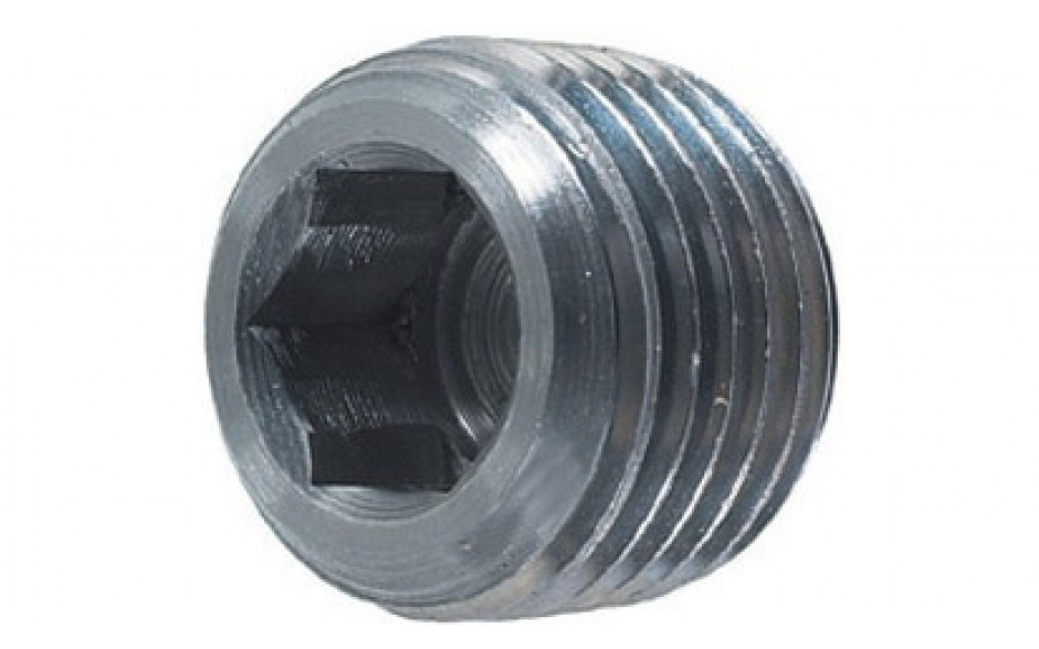 Verschlussschraube DIN 906 - Stahl - blank - R 1 1/2