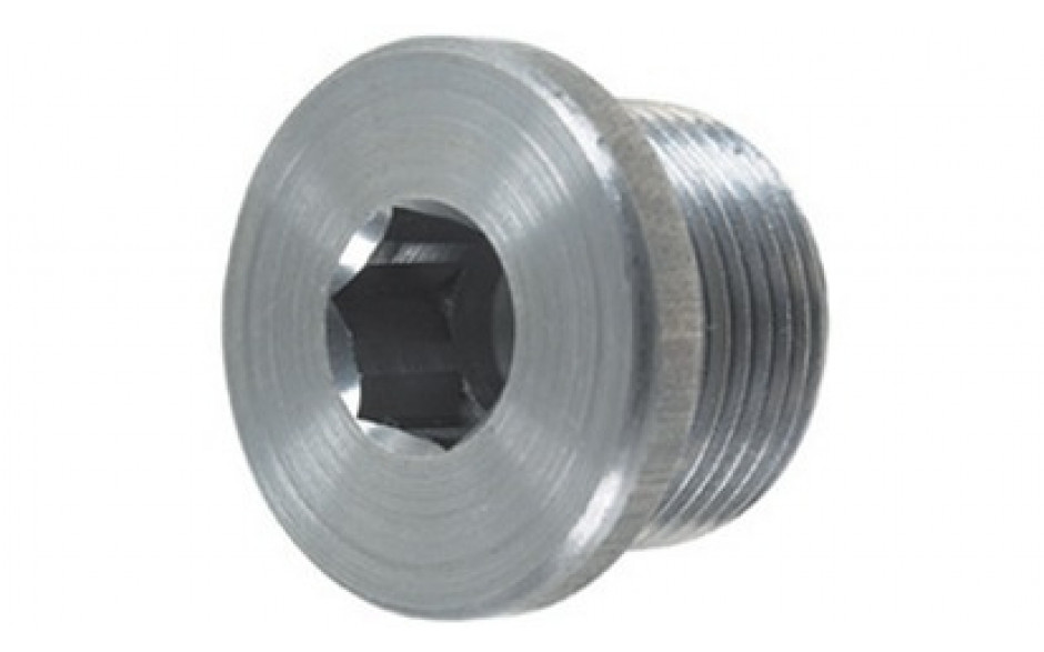 Verschlussschraube DIN 908 - Stahl - blank - G 1 1/2 A