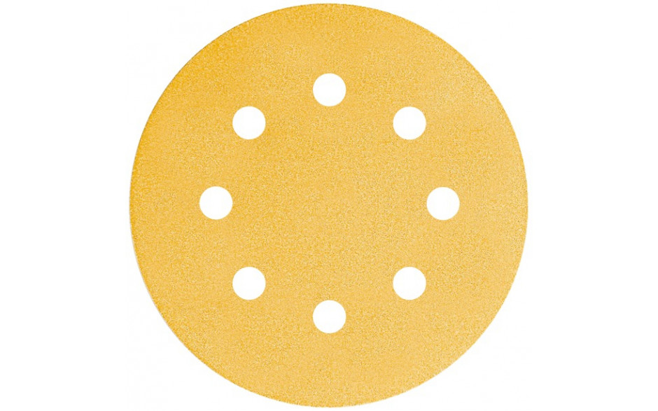 Klettscheibe Gold Durchmesser 150 mm 15-Loch P240 (PAK = 100 ST)