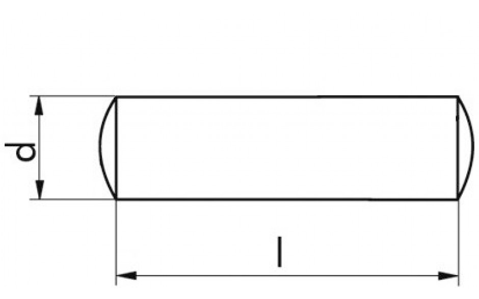 BMF Stabdübel, Durchmesser 12 mm, Länge 115 mm