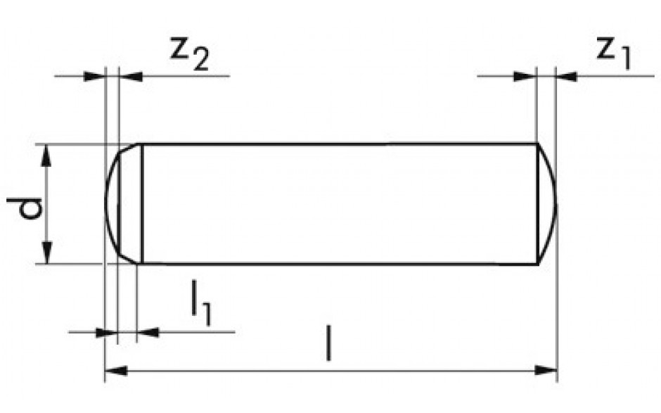 Zylinderstift DIN 6325 - Stahl - blank - 1,5m6 X 14