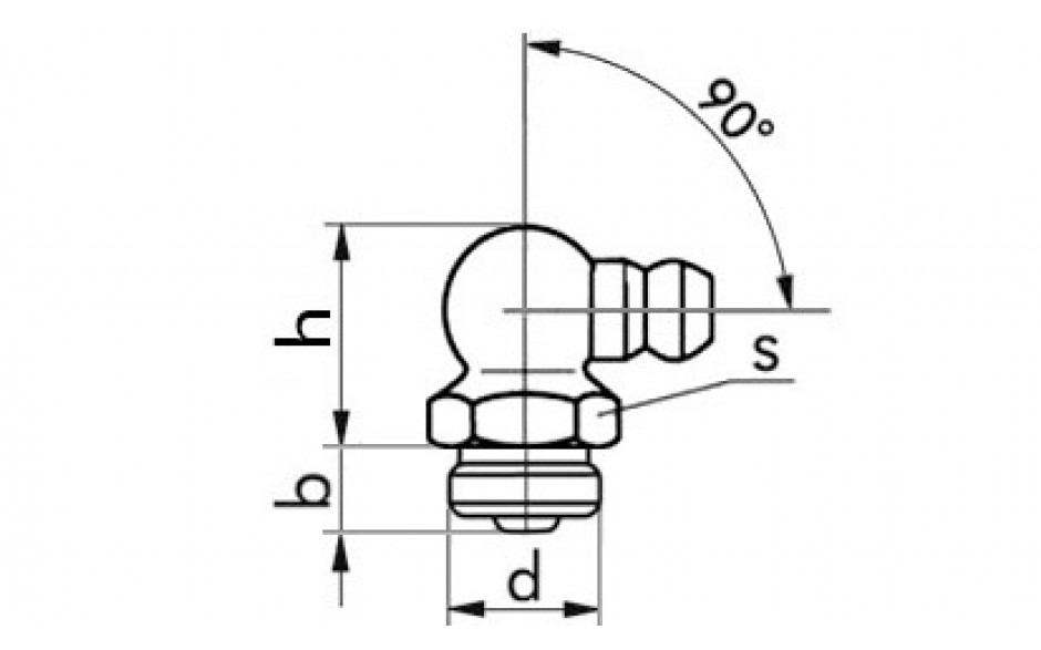 Kegelkopf-Schmiernippel, HZ4/H3 Gewinde: M10 x 1 Edelstahl rostfrei A2