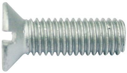 Senkschraube DIN 963 - 4.8 - Zinklamelle silber - M12 X 30