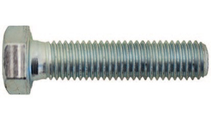 SB-Sechskantschraube EN 15048 - ISO 4017 - 8.8 - verzinkt blau (A3K) - M20 X 40 - CE