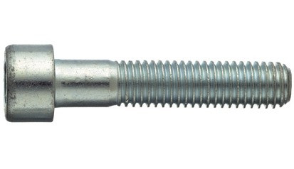 Zylinderschraube ISO 4762 - 8.8 - verzinkt blau - M5 X 55