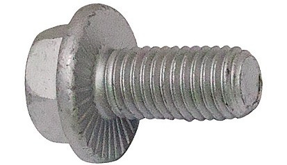 RECA Sechskant-LOCK-Schraube mit Flansch - 10.9 - Zinklamelle silber - M10 X 20