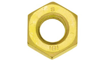 Sechskantmutter DIN 934 - I6I - verzinkt gelb - M4