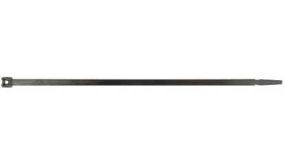 Kabelbinder - schwarz - mit Metallzunge - 186 X 4,5 mm (L x B)