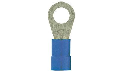 Ringzunge M4 blau für Kabelquerschnitt 1,5-2,5 mm² isoliert