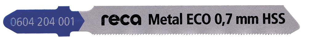 RECA Stichsägeblatt Metal Eco 0,7 mm für gerade Schnitte 55/77 mm