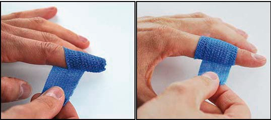 Fingerschnellverband Blau 3 cm x 7 m