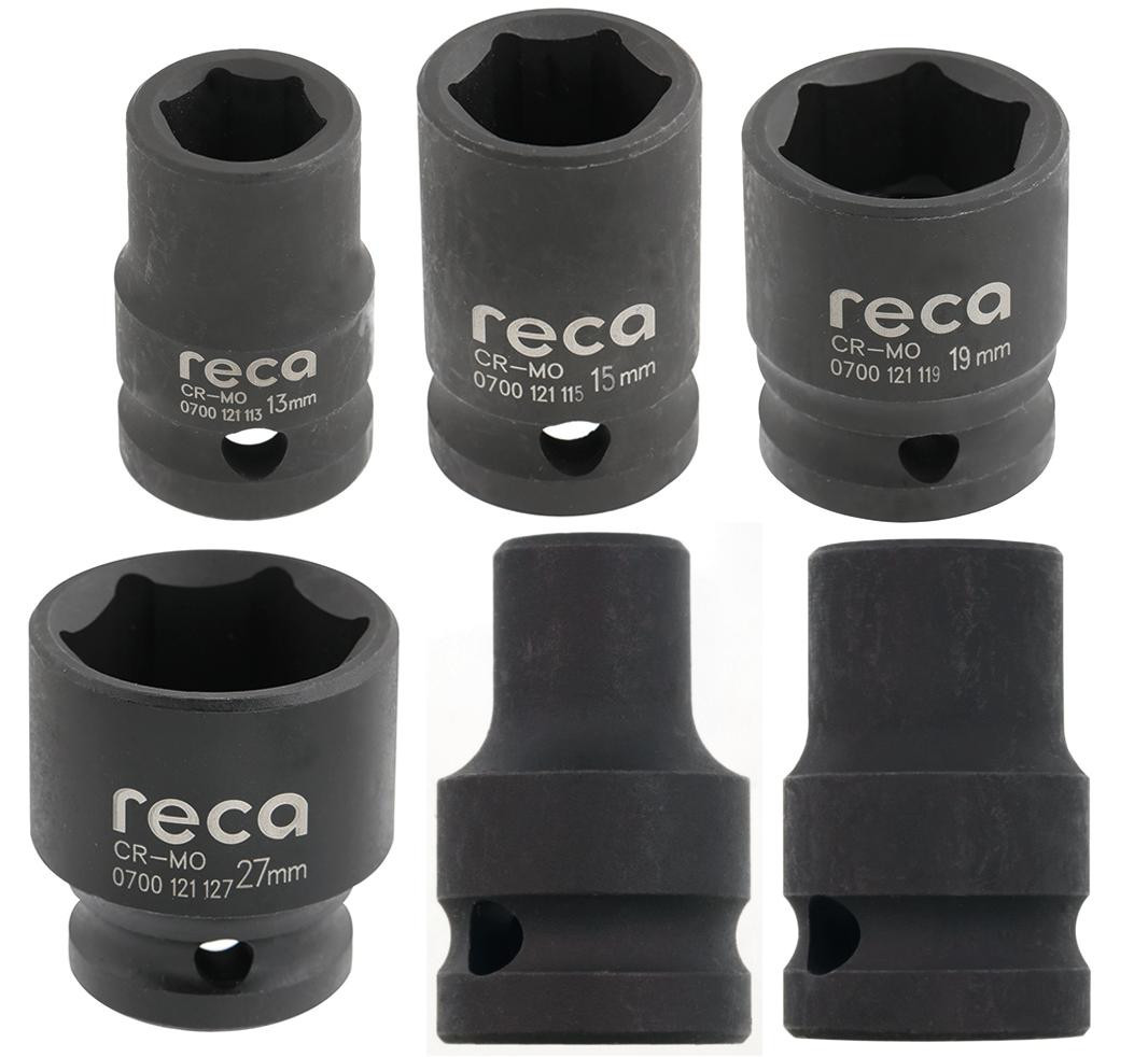 RECA Kraft-Steckschlüsseleinsatz 1/2" DIN 3129 Sechskant 13 mm