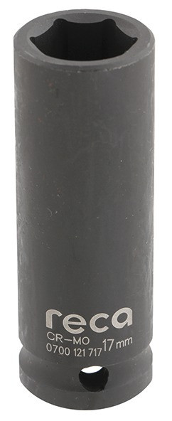 RECA Kraft-Steckschlüsseleinsatz 1/2" DIN 3129 Sechskant, lang 17 mm