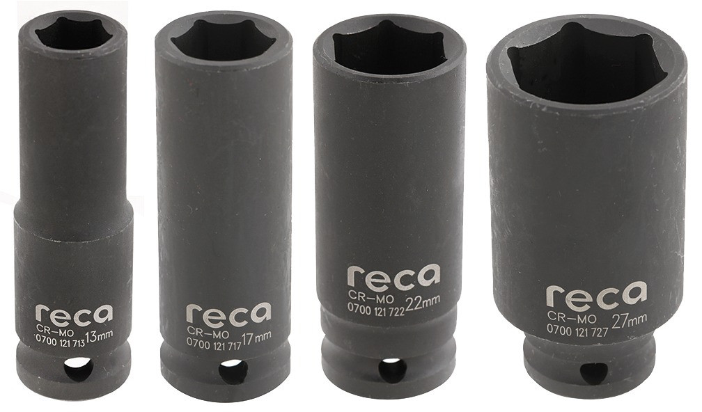 RECA Kraft-Steckschlüsseleinsatz 1/2" DIN 3129 Sechskant, lang 18 mm