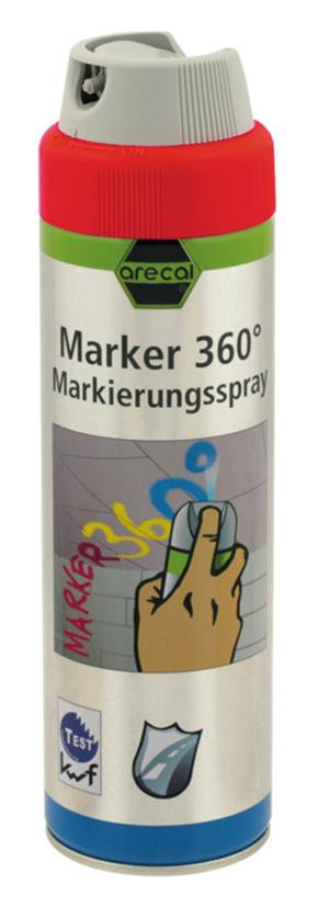 RECA arecal Marker 360° rot 500 ml
