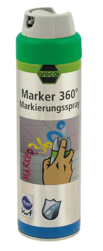 RECA arecal Marker 360° grün 500 ml