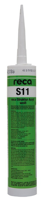 RECA S 11 Struktur Acryl weiß 310 ml