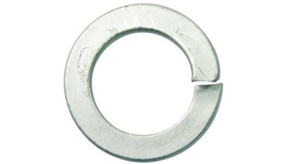 Federring DIN 127A - Federstahl - Zinklamelle silber - M10=10,2mm