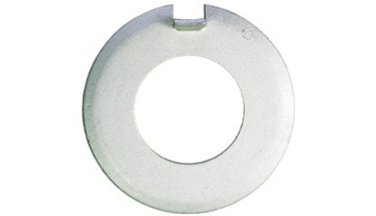 Sicherungsblech mit Nase DIN 432 - Stahl - Zinklamelle silber - M20=21mm