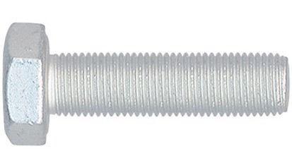 Sechskantschraube DIN 961 - 8.8 - Zinklamelle silber+Topcoat - M20 X 1,5 X 40