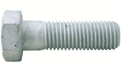 Sechskantschraube ISO 4014 - 8.8U - feuerverzinkt - M10 X 75