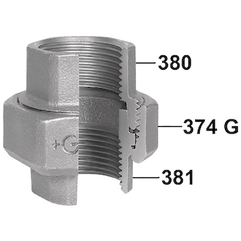 Fig. 533 - Anschweißenden - Stahl - blank - 1 Zoll x 100 mm