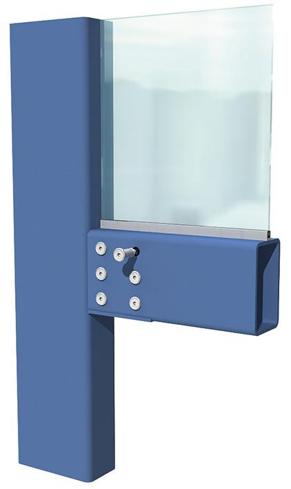 Lindapter® Hollo-Bolt Flush Fit Typ HBFF - Stahl - verzinkt blau - M10 X 50 - HBFF10-1