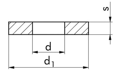 Scheibe DIN 6340 - Stahl - blank - M8=8,4mm